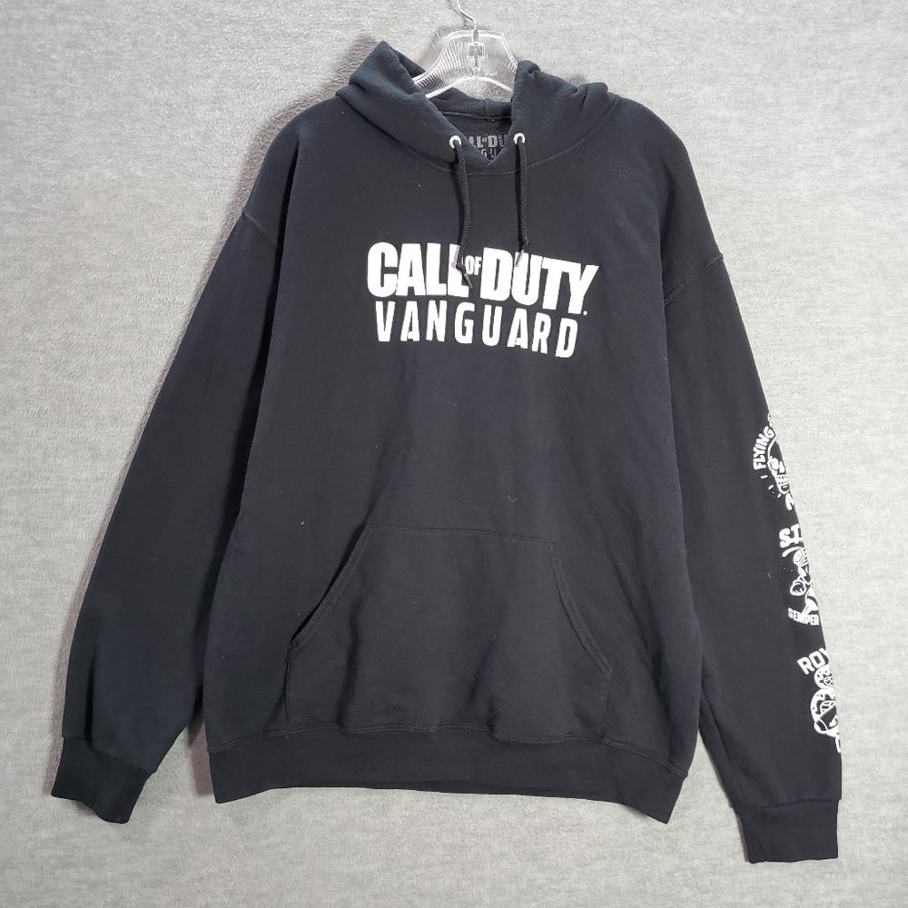 Call Of Duty Vanguard Men Sweatshirt Large Black‎ Hoodie Big N Bad Graphic